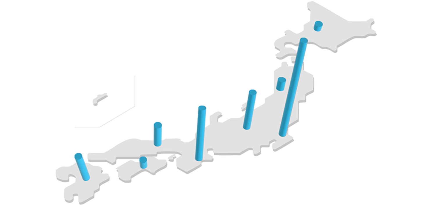 全国各地で加入者数が増加